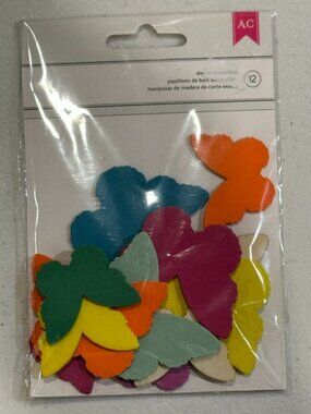 NEW American Crafts Die-Cut Butterflies-TWO (2) Packages